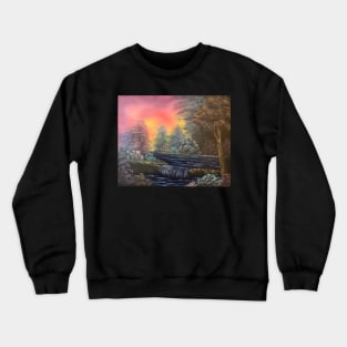 Dark Waterfall Crewneck Sweatshirt